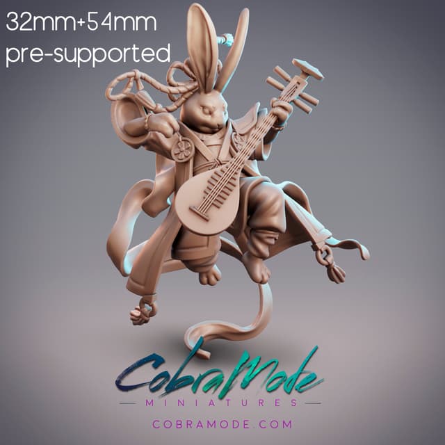 Rabbitfolk Musician - Shining Wave, Guanghan Court Bard (Pre-Supported)