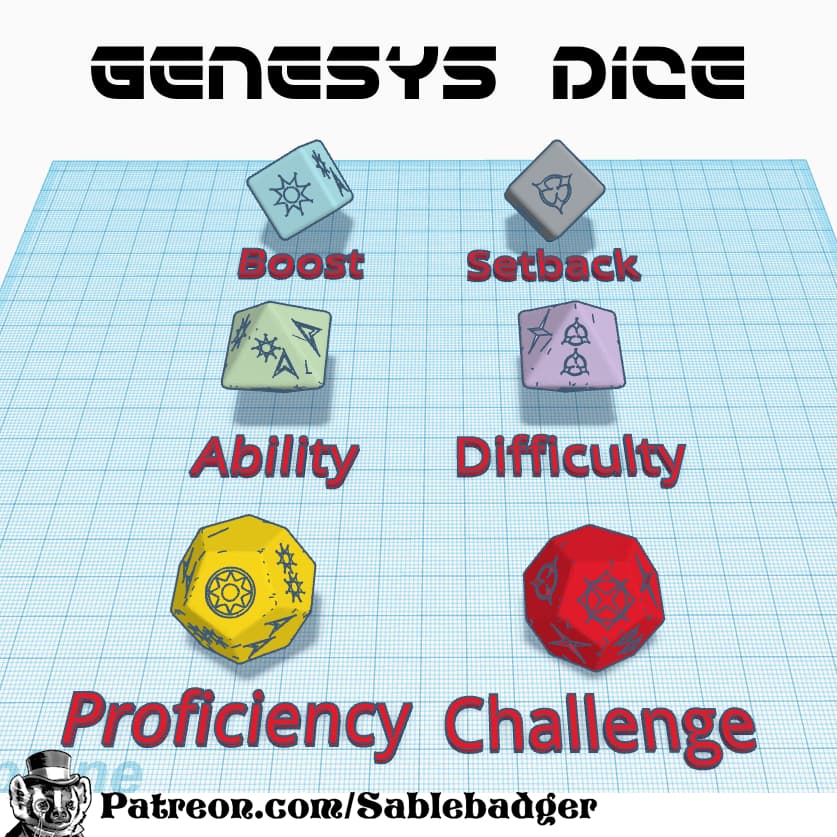 Star Wars - Genesys Dice