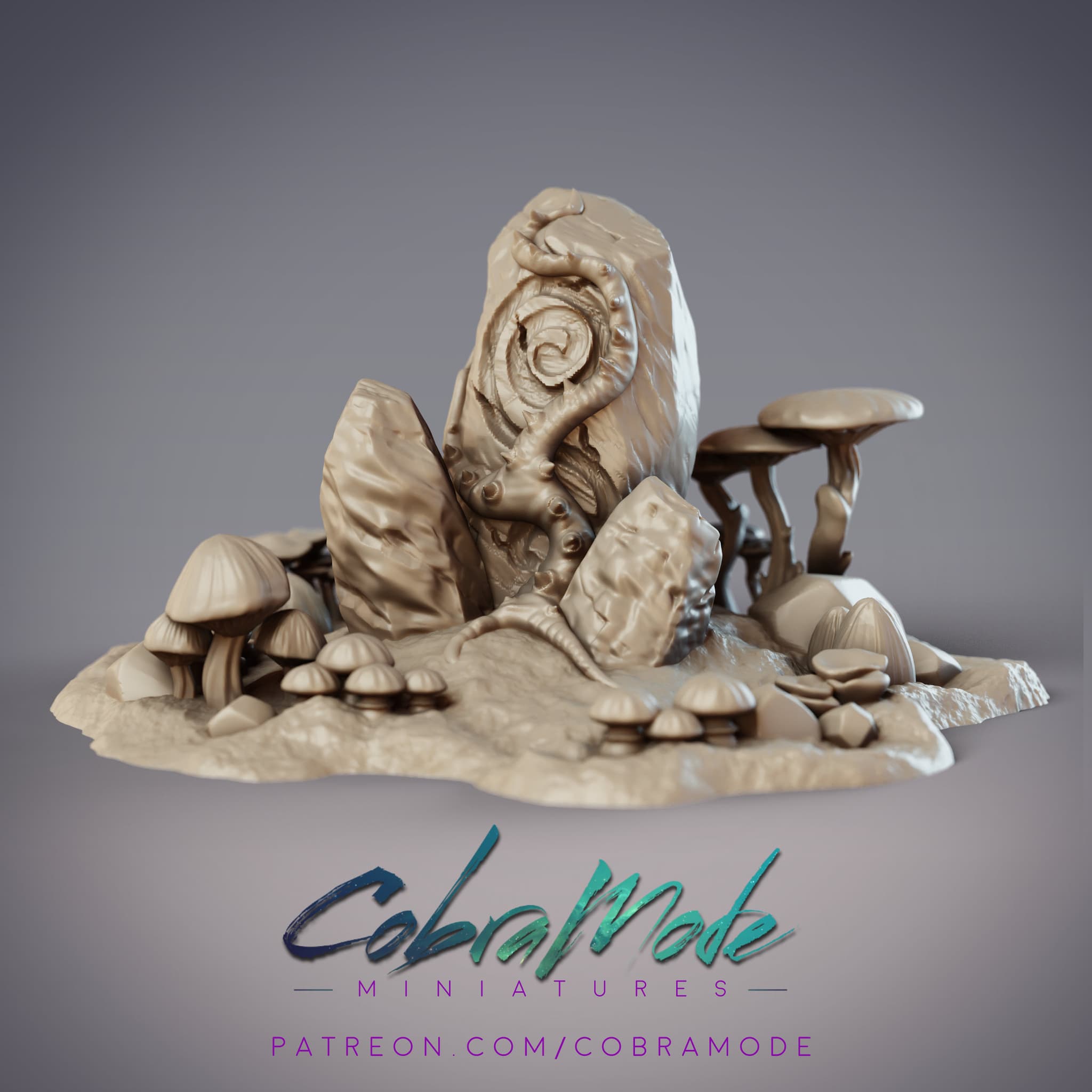 Druid Circle Plop Terrain (Supportless)