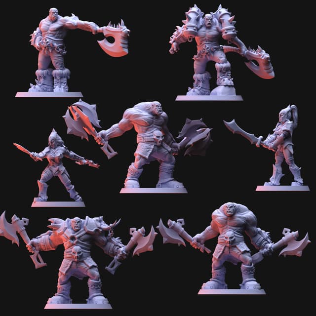 Pack of 7 Orks