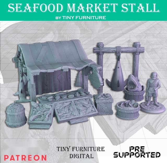 Seafood Market Stall