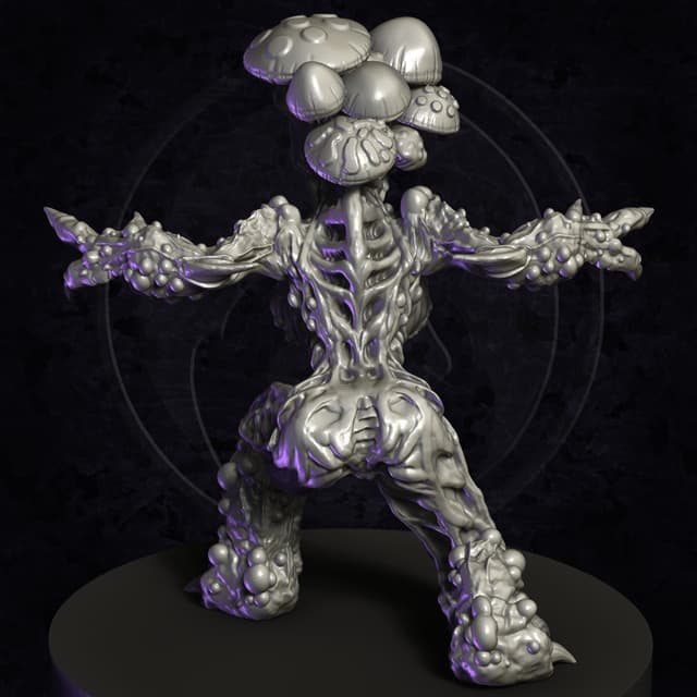 FUNGAL VAMPIRE SPAWN: Female Pose 2 - Fungal Vampire Minions