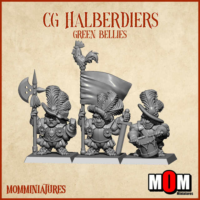 CG Halberdiers (Green Bellies)