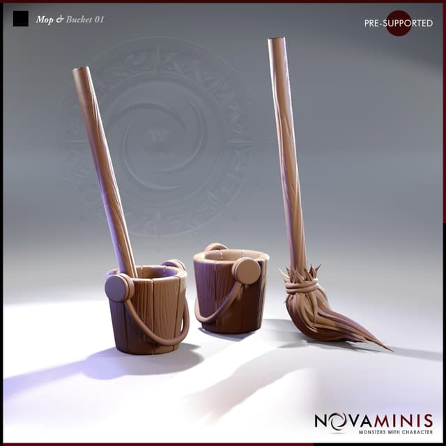 Mop & Bucket 01