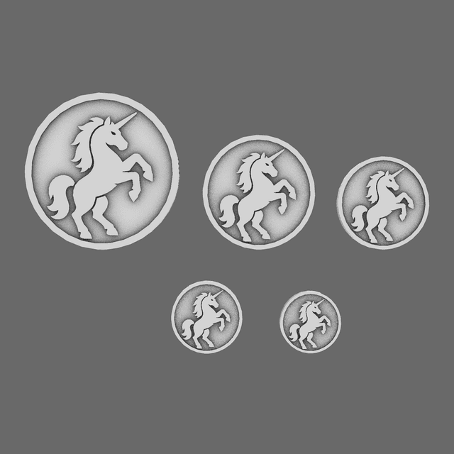 Galactic Knights Flat Symbols RIGHT
