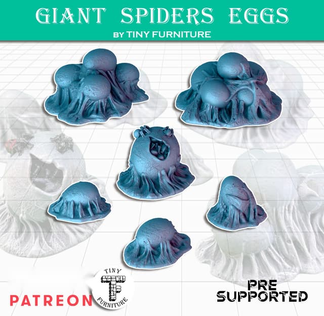Giant Spiders Eggs