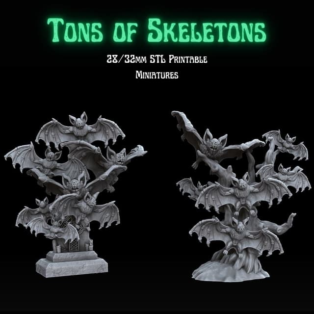 Tons of Skeletons: Flock of Bats 