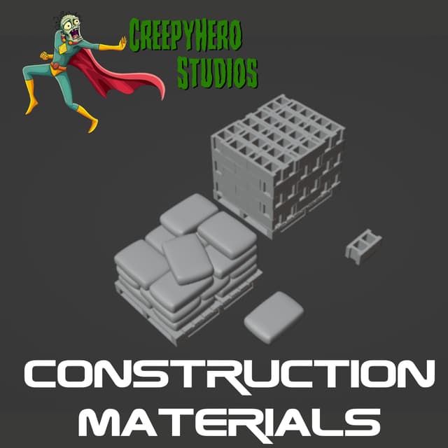 Modern Construction Materials Set