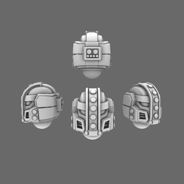 Space Knights V7 Iron Eagle  Helmets