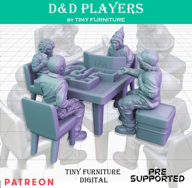 D&D Players (SITTING FOLKS)