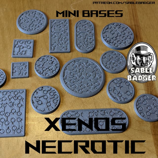 Mini Bases - Xenos Necrotic