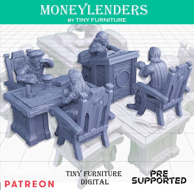 Moneylenders (SITTING FOLKS)