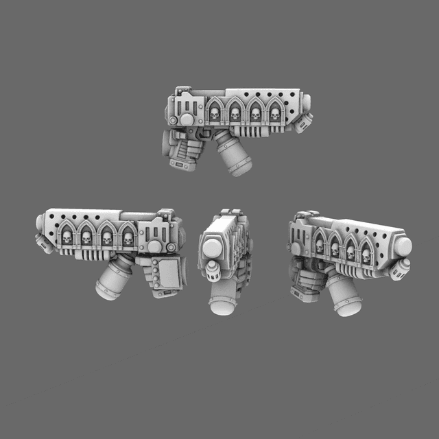 Crusader Knights Incinerator Pistols LEFT