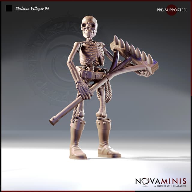 Skeleton Villager 04