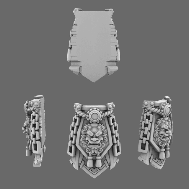Cyber Samurai Relic Tabbards