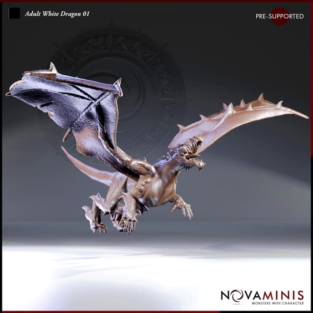 Adult White Dragon 01