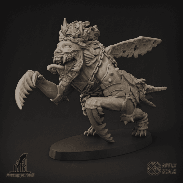 Hellborn Beasts 1 (heretics, wargaming, dnd, tabletop, trooper, warrior, demon, beast) - Grimdark Insectoid Monster