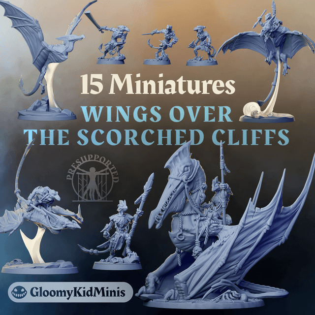 Wasteland Encounters. Wings over the Scorched Cliffs