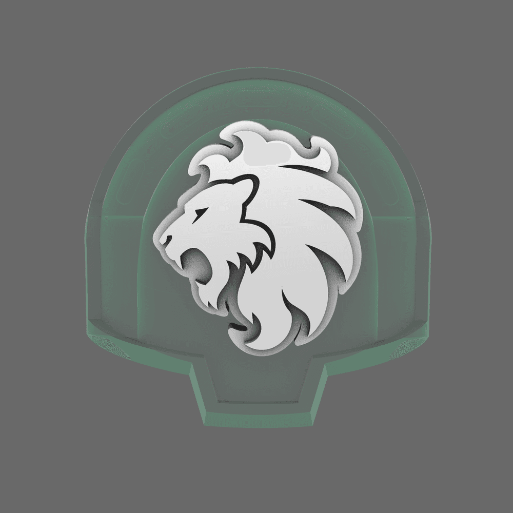 Lion Spirit Knights DV04 Shoulder Symbols LEFT