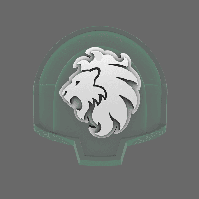 Lion Spirit Knights DV04 Shoulder Symbols LEFT