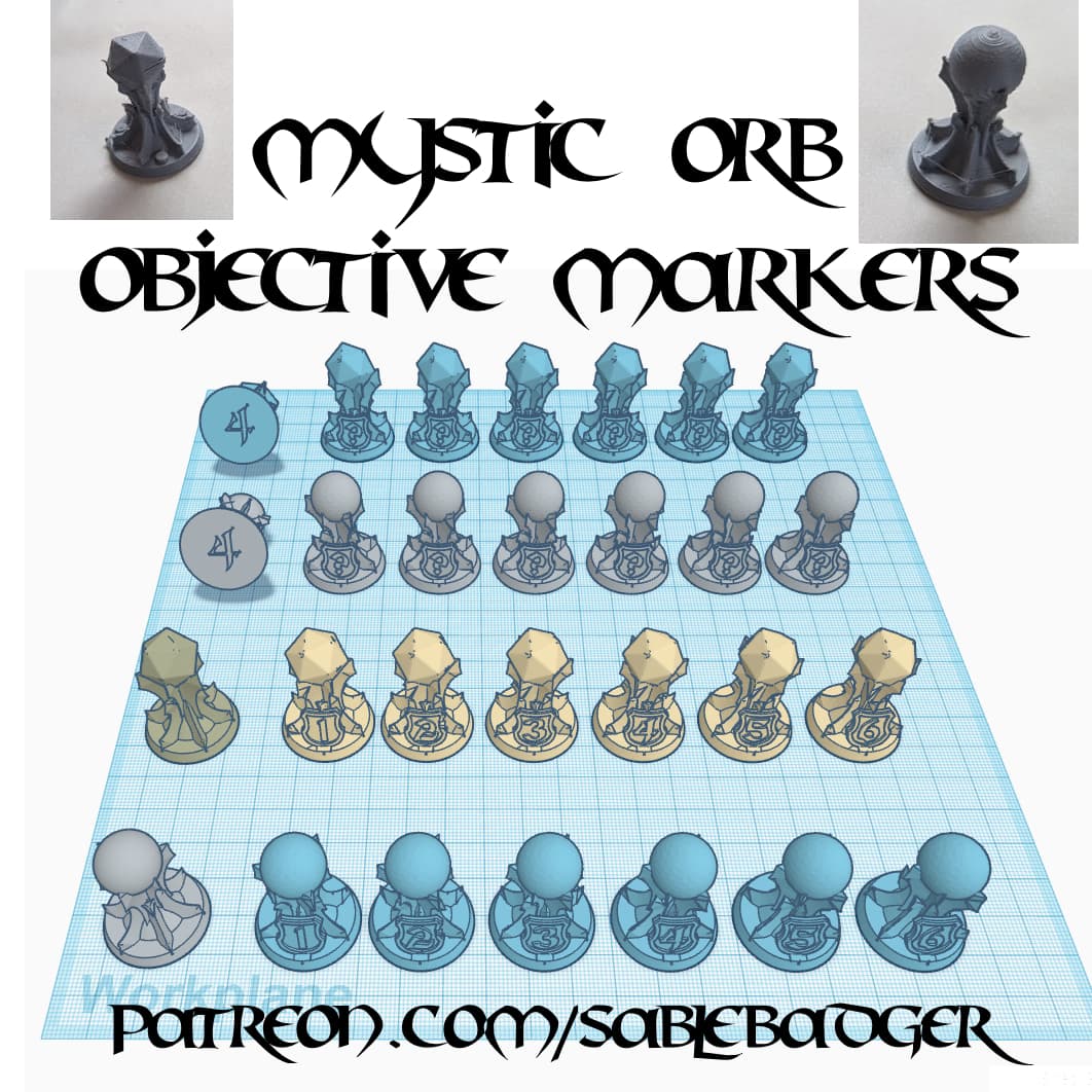 Objective Markers - Mystic Orbs