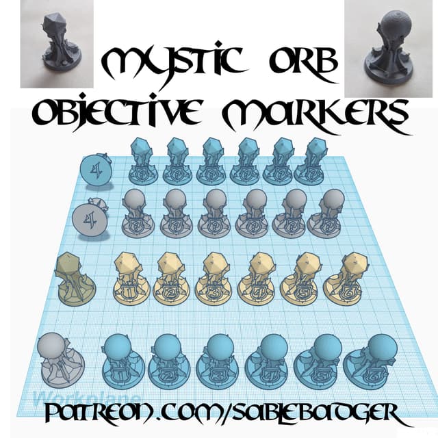 Objective Markers - Mystic Orbs