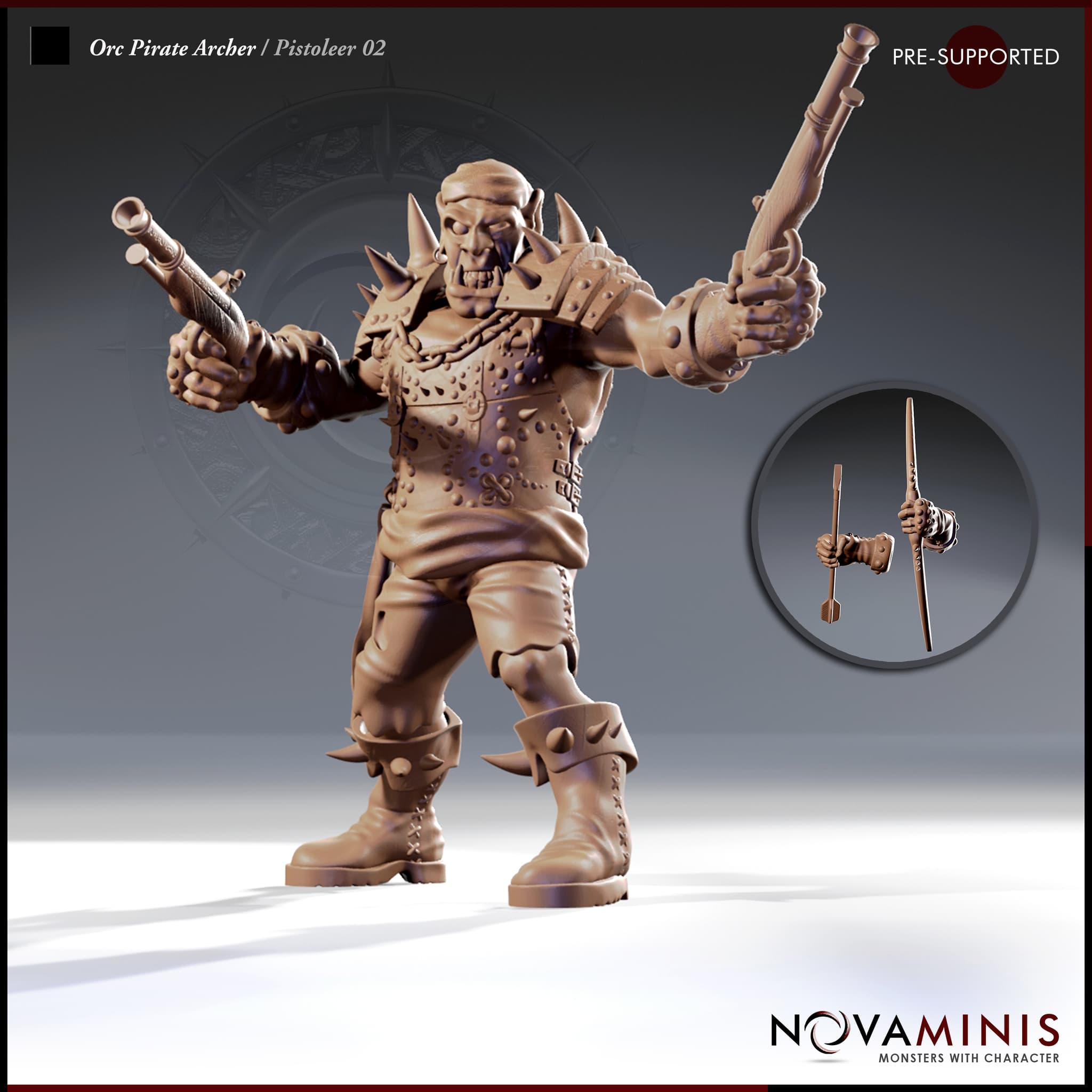 Orc Pirate Archer / Pistoleer 02