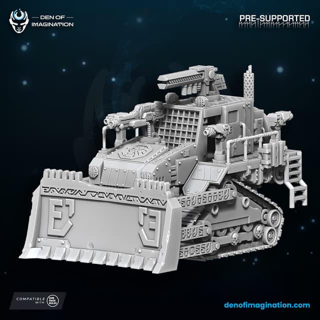 Space Dwarfs - Starforge Bulldozer Multipart Set