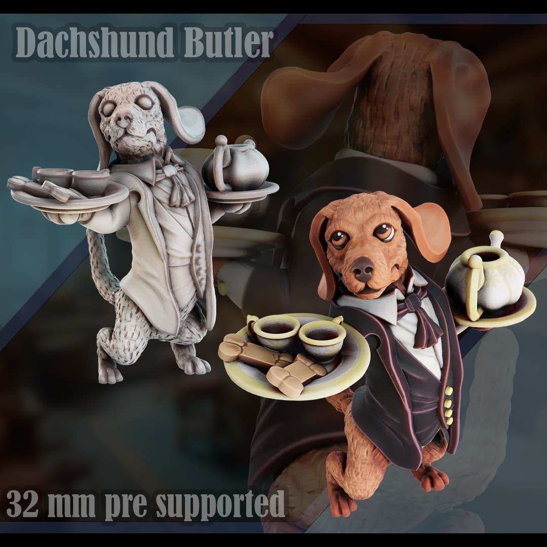 Butler Dachshund 