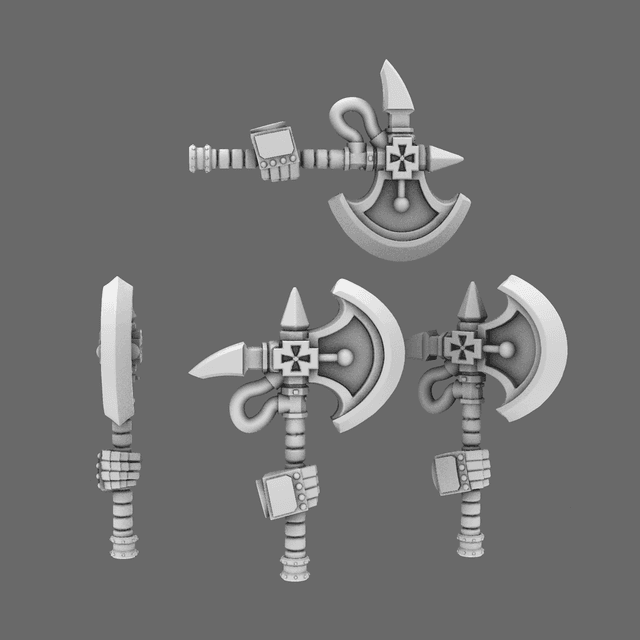 Crusader Knights Great Ax RIGHT