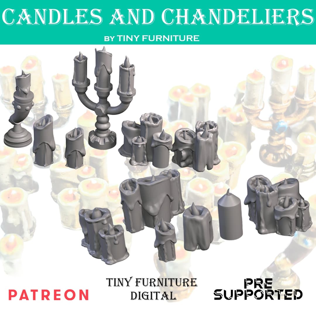 Candles and chandeliers