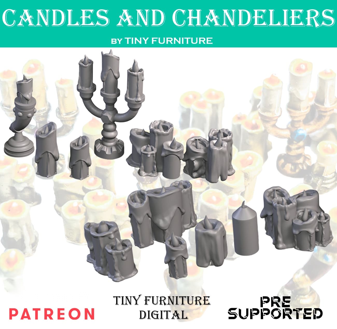 Candles and chandeliers