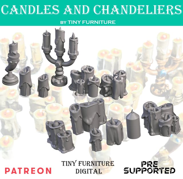 Candles and chandeliers