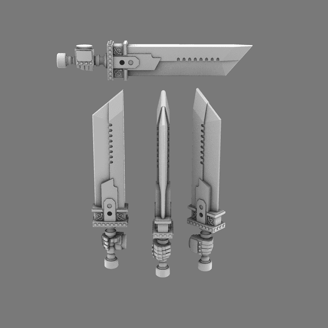 Space Knights Fantasy Cloud Sword RIGHT