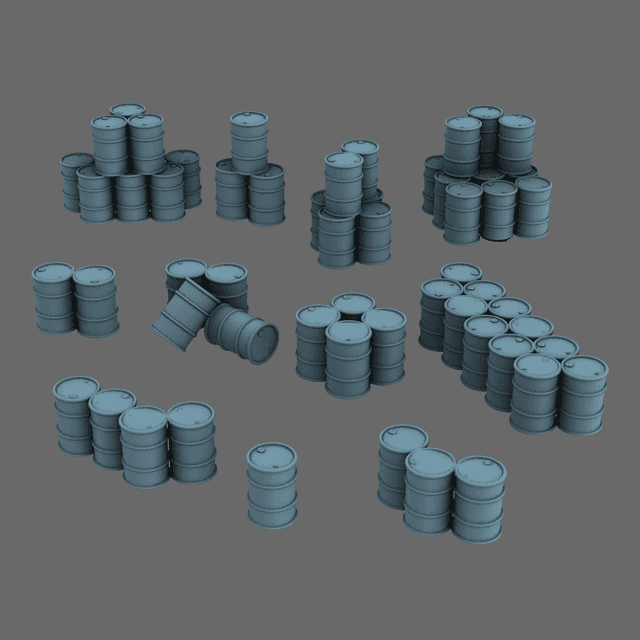 BWTF Scenic Oil Drums Ver 01