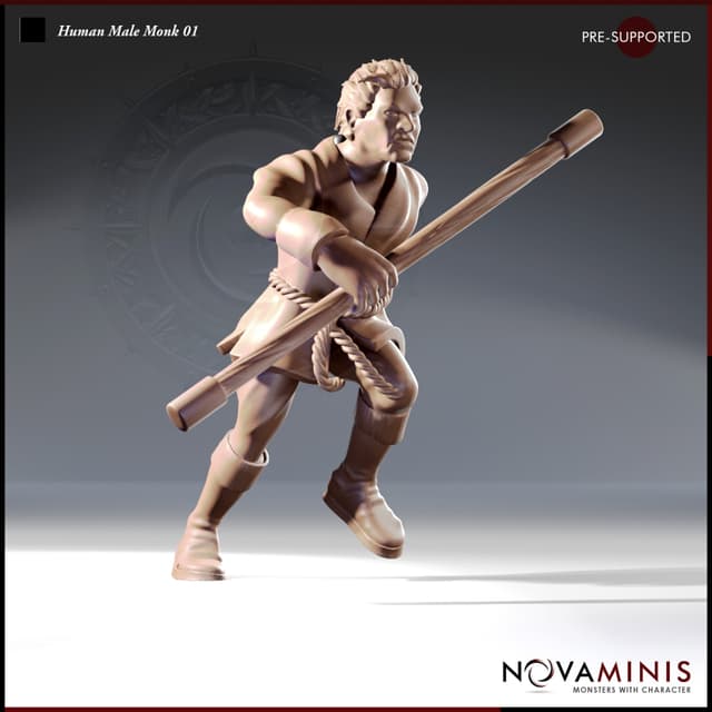 Human Male Monk 01
