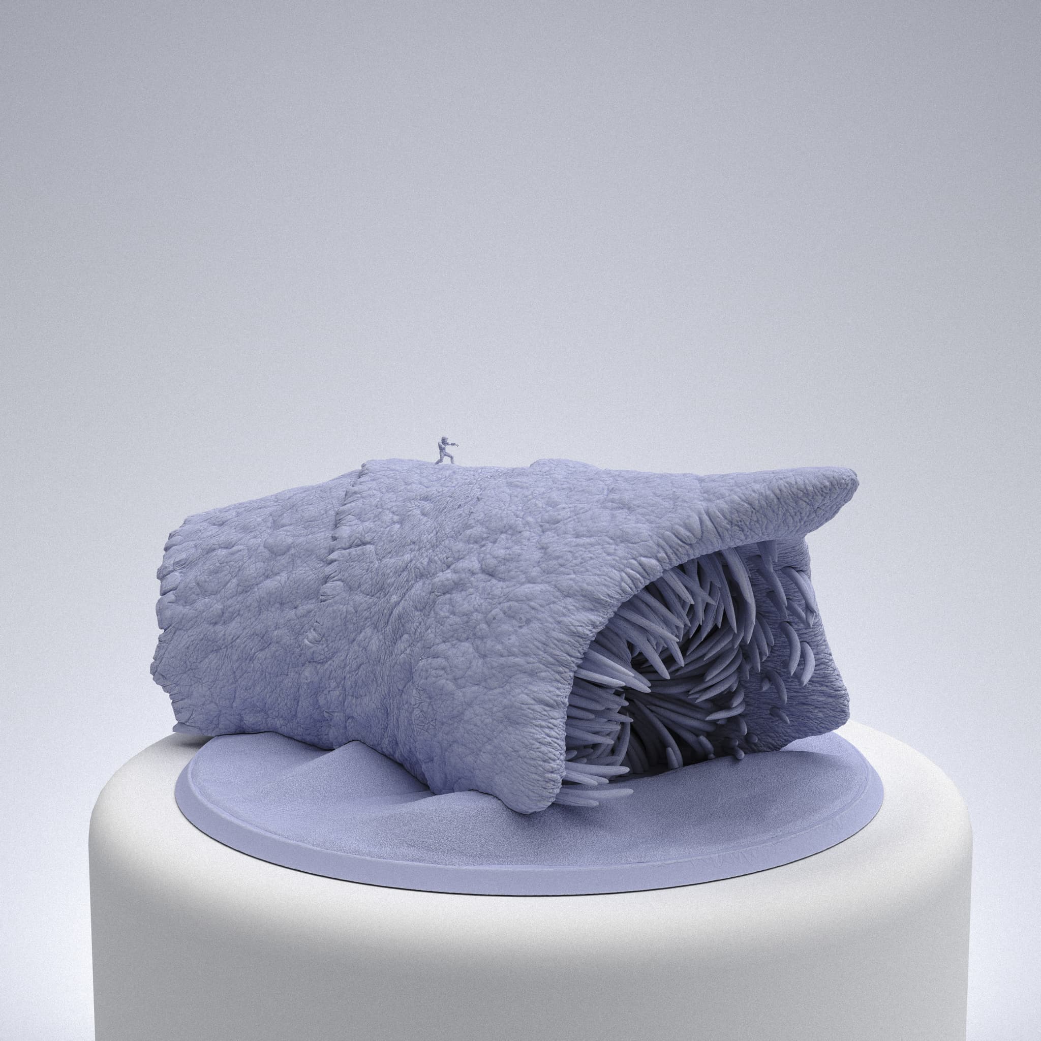 Sandworm Rider Diorama