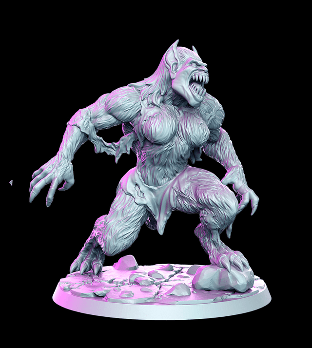 Female Werebeast  - RN Studio