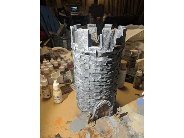 Fantasy Wargame Terrain - Modular Stone Tower
