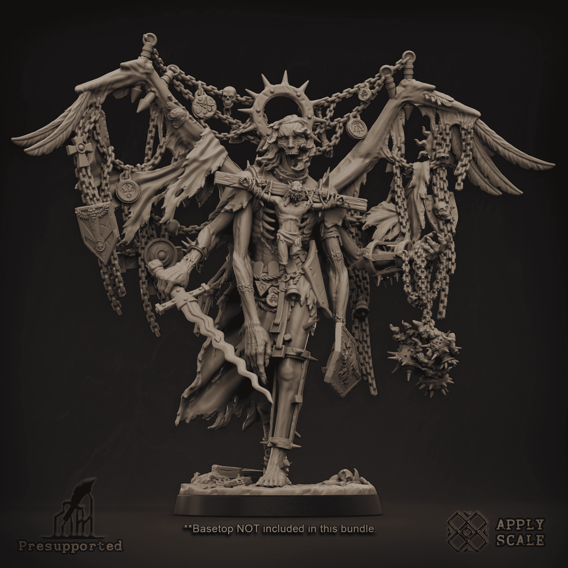 Fallen Saint - Seraph of Mockery (wargaming, dnd, ttrpg, skirmish)
