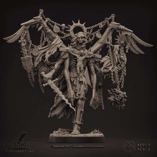 Fallen Saint - Seraph of Mockery (wargaming, dnd, ttrpg, skirmish)