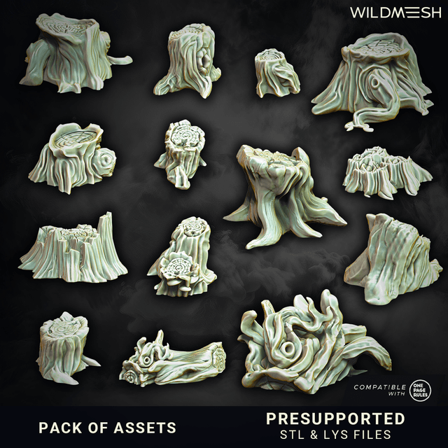 Assets - Tree trunks