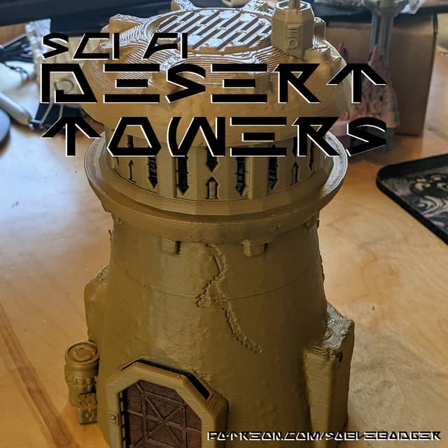 Sci Fi - Legion - Modular Desert Towers
