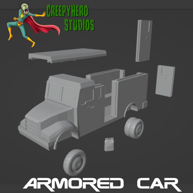 Armored Cash Car Set