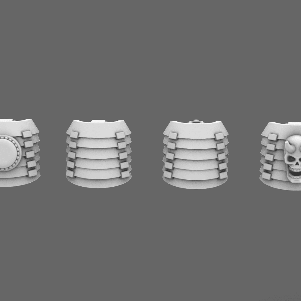 Cyber Samurai V7 Bushi Shoulder Pads