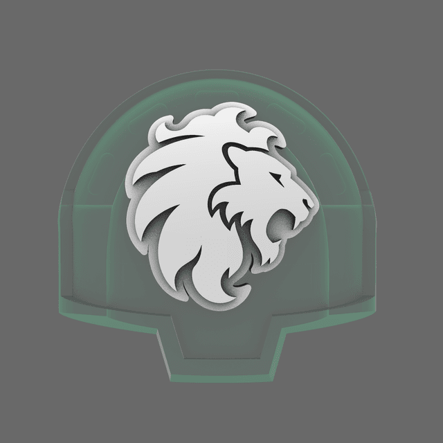 Lion Spirit Knights DV04 Shoulder Symbols RIGHT
