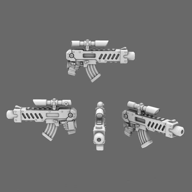 Space Knights Combat Rifles LEFT