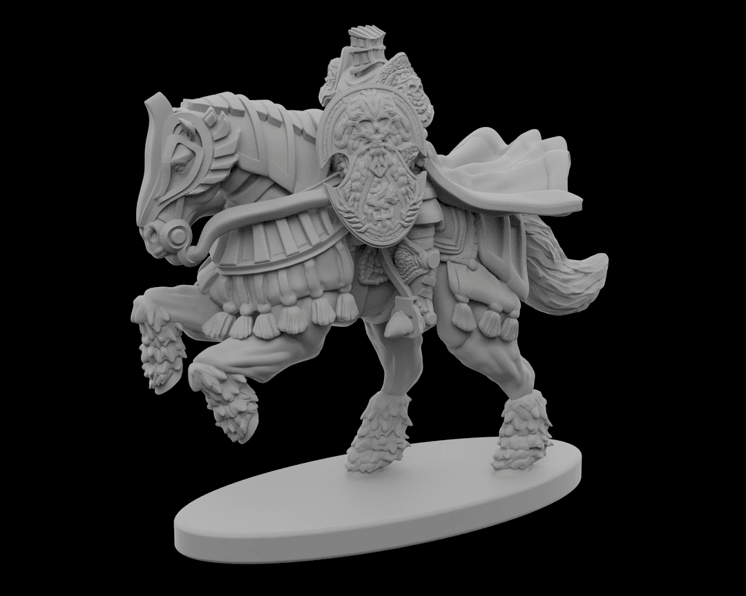 Heavy Armor Horsed Knight - V2 - by STF_CSC