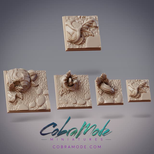 Worn Relic Square Base Pack (4pcs)