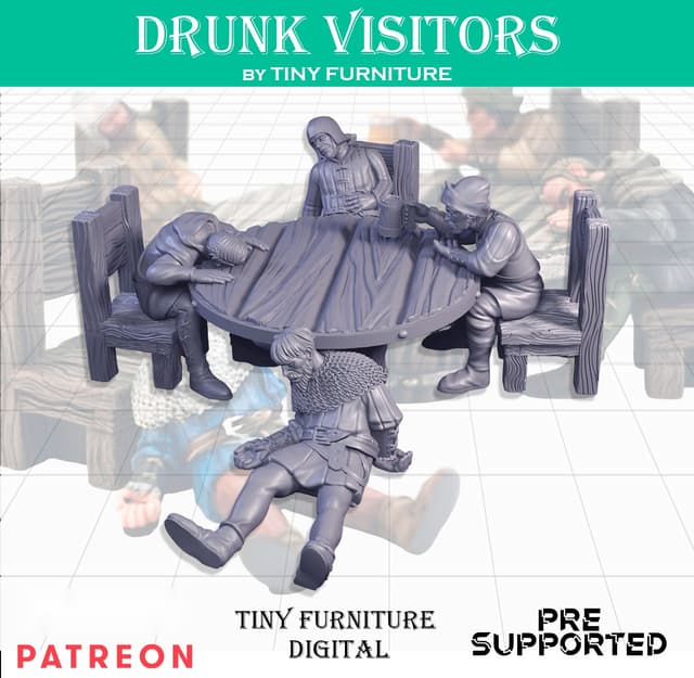 Drunk visitors (SITTING FOLKS)